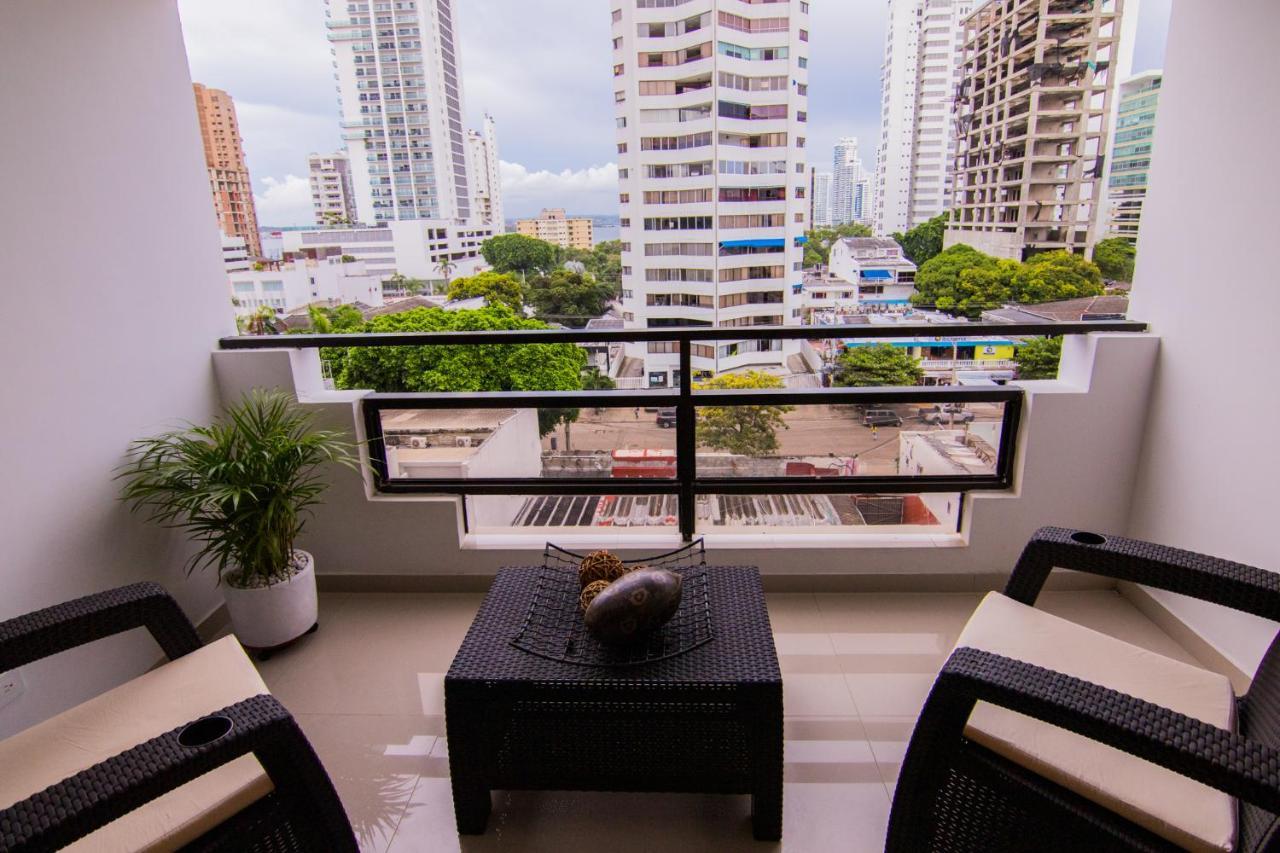 Apto Exclusivo En Bocagrande Frente Al Mar Cartagena Eksteriør bilde